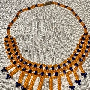 African Unique Handmade Beaded Choker made in a remote African Village
